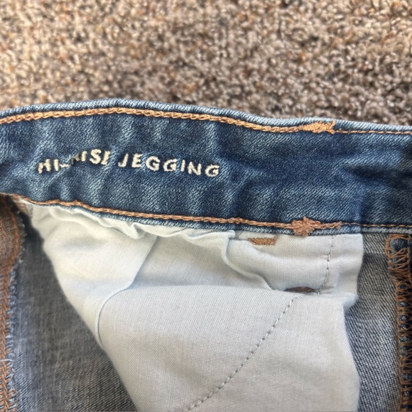 American Eagle outfitters y2k size 8 long Women's denim Jeans in Blue Wash - Picture 5 of 8